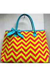 Large Quilted Tote Bag-CC303/TURQ